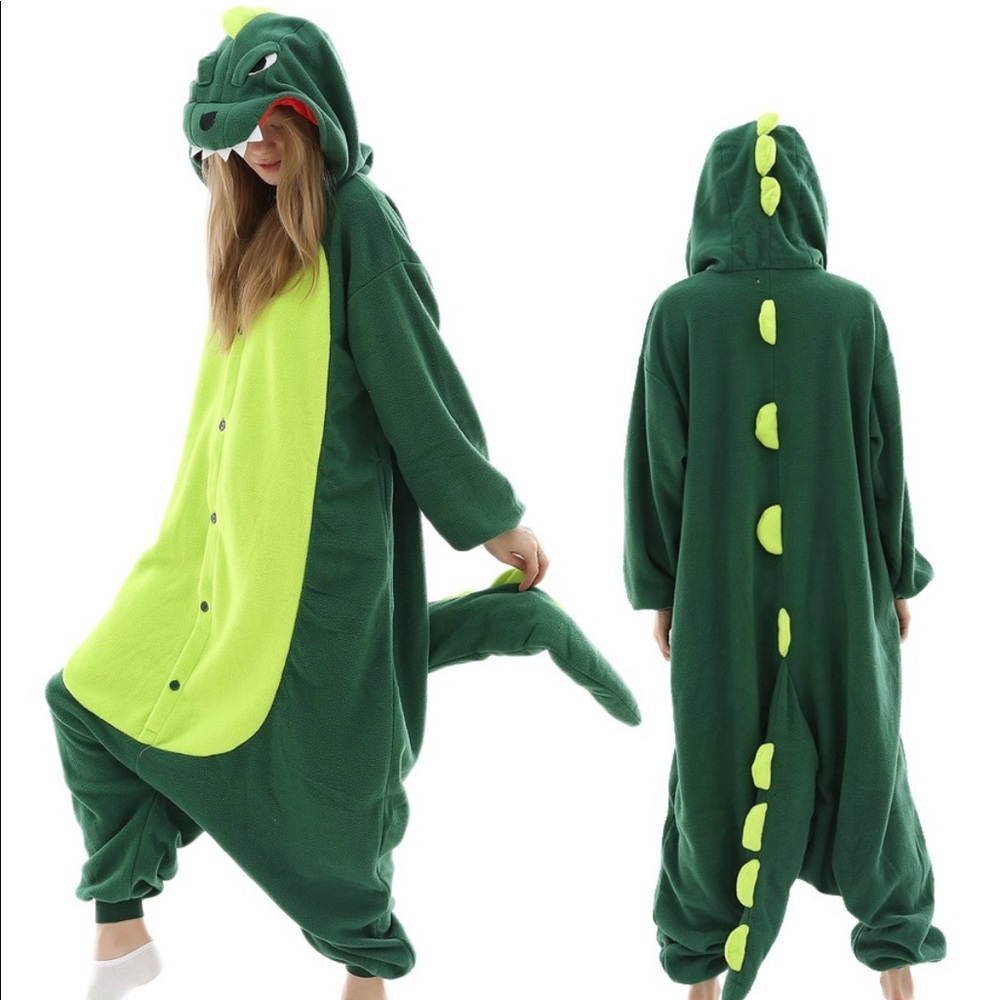 dinosaur onesie 🦖🦖 halloween costume or pajamas
